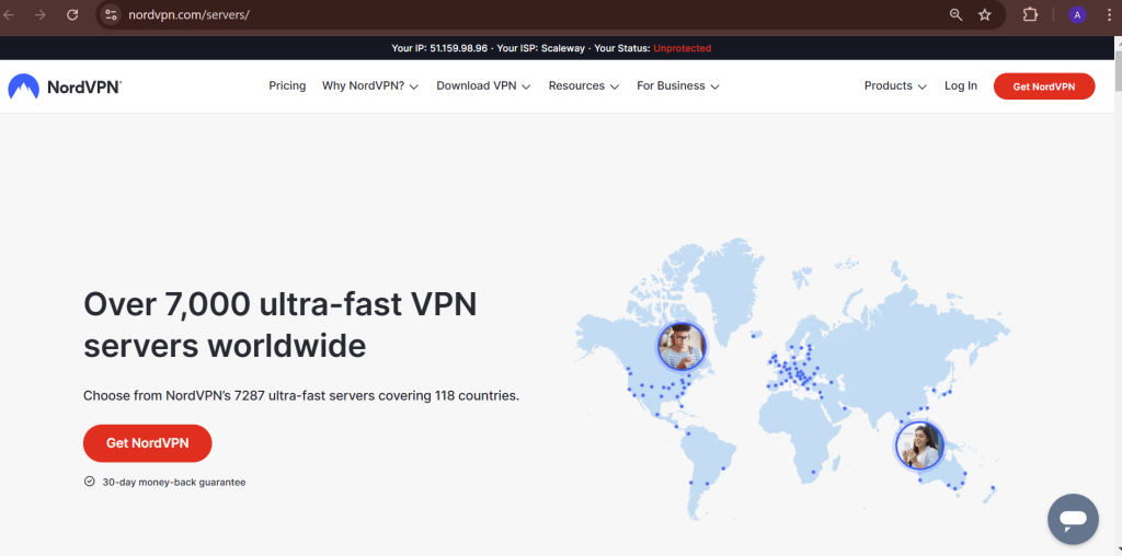 ultra-fast VPN servers worldwide NordVPN